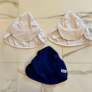 Flap Happy Kids Swim Hat (White Large)